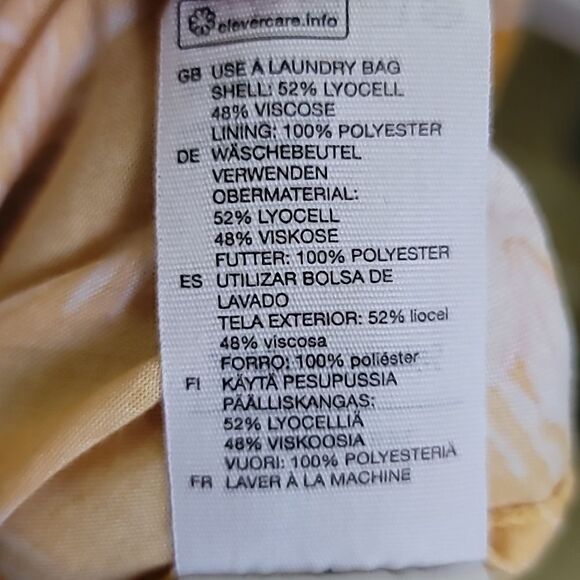 & Other Stories Tropical Yellow and White Floral Sundress - Picture 9 of 11